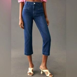 Maeve Anthropologie Essential Slim High-Rise Straight Crop Jeans - Size‎ 31